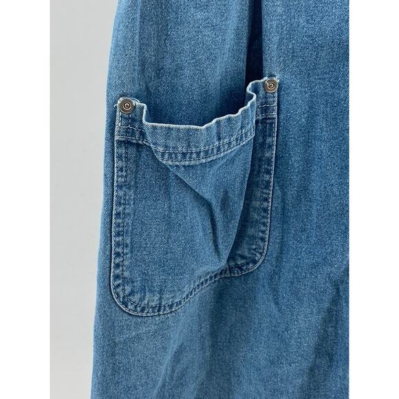 ROUTE 66 ORIGINAL CLOTHING CO Women’s Blue Denim Scoop-Neck Dress SZ 10 - Picture 8 of 14